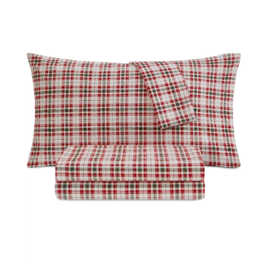 JESSICA SANDERS Holiday Printed Microfiber 3-piece Sheet Set, Twin